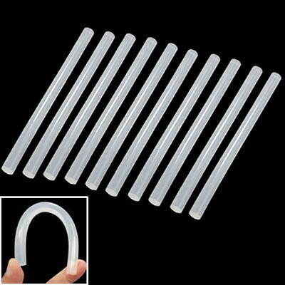 10 pratici stick di colla a caldo bianchi trasparenti, dimensioni: 270 x 11 mm (10 pezzi in una confezione, il prezzo è per 10 pezzi), 270 x 11mm 10 pratici stick di colla a caldo bianchi trasparenti, dimensioni: 270 x 11 mm (10 pezzi in una confezione, il prezzo è per 10 pezzi), 270 x 11mm